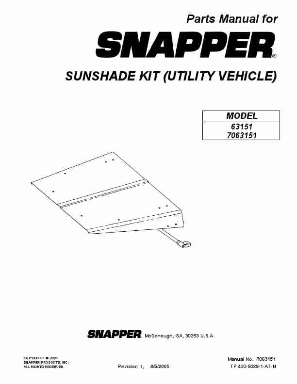 Snapper Utility Vehicle 63151-page_pdf